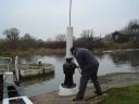 Paul winding a paddle