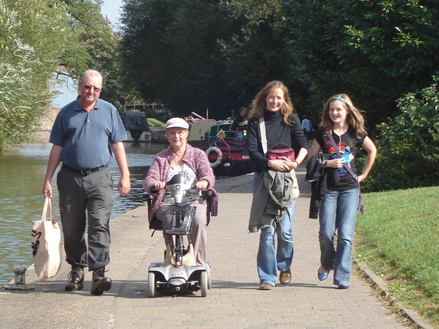 Joan, Mandy, Paul and girls