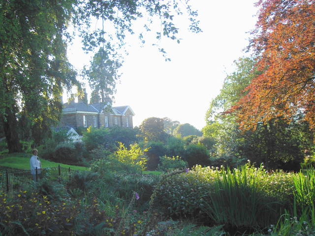 Margaret in the garden