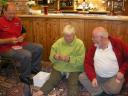 Graham and team folding raffle tickets